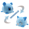 2 PCS Cute Plush Flip Toy Double-Sided Doll(Blue Panda)