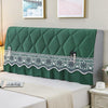Bedside All-Inclusive Anti-Collision Quilted Thick Fabric Protective Cover, Size: 60x150cm(Eight Petals Green)