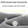 YIPINU YPU-2 Autumn / Winter Warm Outdoor Cycling Windproof Fleece Bib, Size: Free Code(Gray Powder)