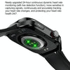 TK16 2.04 inch LCD Screen Silicone Strap Smart Watch Supports Health Monitoring(Grey)