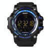 EX16 1.12 Inch FSTN LCD Full Angle Screen Display Sport Smart Watch, IP67 Waterproof, Support Pedometer / Stopwatch / Alarm / Notification Remind / Call Notify / Camera Remote Control / Calories Burned, Compatible with Android and iOS Phones(Blue)