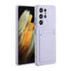 For Samsung Galaxy S25 Ultra 5G Card Slot Design Shockproof TPU Phone Case(Purple)