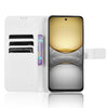 For Realme C75 4G Diamond Texture Leather Phone Case(White)