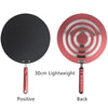 Pancake Fruit Pan Non Stick Pan Steak Frying Pan Multigrain Pancake Baking Tool, Size:30cm(Black)