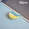 20pcs Luminous Ocean Series PVC Soft Rubber Cave Shoes Decorative Buckle(01)