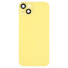 iPhone 14 Yellow Glass Back Cover with Holder