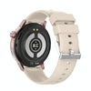 ET470 1.39 inch Color Screen Smart Watch Silicone Strap, Support Bluetooth Call / ECG(Beige)
