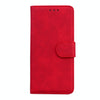 For Asus Zenfone 9 Skin Feel Pure Color Flip Leather Phone Case(Red)