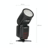 TRIOPO R1 76WS High-Speed 1/8000s TTL Flash Speedlite for Canon / Nikon DSLR Cameras