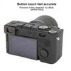 For Sony ILCE-7CM2 / A7C II / A7CR Glossy Soft Silicone Protective Case(Black)
