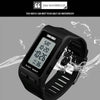 SKMEI 1362 Sports Electronic Watch Fashion Waterproof Countdown Children LED Watch(Black)