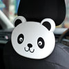 Cartoon Style Foldable Back Car Seat Drink Holder Back Seat Food Tray Storage Organizer Table(White)