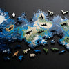 Wooden Irregular High Difficulty Puzzle Infinite Galaxy Mystery Puzzle Toy, Colour: Mars+Earth Double-sided