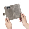 For Asus Zenfone 7 Pro ZS671KS Butterfly Love Flower Embossed Horizontal Flip Leather Case with Bracket / Card Slot / Wallet / Lanyard(Gray)
