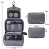 Portable Travel Waterproof Toiletries Storage Bag(Grey)