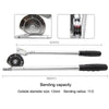 HSD TB-3212 12mm Diameter Manual Stainless Steel Pipe Iron Tube Bender Air Conditioner Copper Pipe Aluminum Pipe Bender