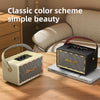 Zealot MT01M Retro Card Portable Wireless Bluetooth Speaker with Dual Microphones(Black)