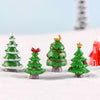 5pcs Simulation Christmas Tree Decoration Christmas Gifts Micro Landscape Snow Ornament, Style: No.1