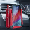 Car Air Outlet Storage Bag Mobile Phone Storage Hanging Bag (Red)