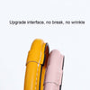 2 PCS Fringed Bracelet Keychain Circle Anti-Lost PU Leather Hairball Bracelet Keyring Pendant( Pink)