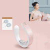 Intelligent Shoulder and Neck Massage Instrument PGG Cervical Spine Physiotherapy Massage Heating Multi-function Neck Protection Instrument, Style:With Patch(Pink)