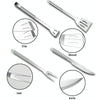 9 in 1 Outdoor Tableware Set Camping Barbecue Tableware Picnic Tool Set