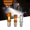 2 PCS CS-1168 DC10-85V/1200LM/10W Motorcycle LED Luminous Headlights, Style:Three Sides