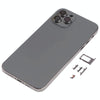 iPhone X Back Housing Cover (Black) - iP13 Pro Style