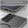 For Samsung Galaxy S23+ 5G MagSafe Frosted Translucent TPU + PC Full Coverage Phone Case(Black)