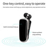 K39 Wireless Bluetooth Headset CSR DSP chip In-Ear Vibrating Alert Wear Clip Hands Free Earphone (Black)