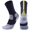 Basketball Stockings Boxing Roller Skating Riding Sports Socks, Size: L 39-42 Yards(Black Yellow)