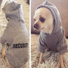 Fleece Hooded Dog Sweater, Yellow, Size S