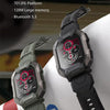 C20Plus 1.81-inch Health Monitoring Waterproof Bluetooth Call Smart Watch, Color: Camouflage Black