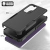 For Samsung Galaxy S24 FE 5G 2 in 1 PC + TPU Phone Case(Black)