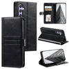 For Samsung Galaxy A36 Simple 6-Card Wallet Leather Phone Case(Black)