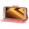 For Galaxy A5 (2017) / A520 Butterflies Embossing Horizontal Flip Leather Case with Holder & Card Slots & Wallet & Lanyard (Pink)