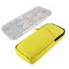 Mini Host Storage Case Zipper Protection Nylon Soft Cloth Bag for Switch Lite(Yellow)