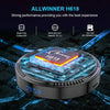 HK1RBOX H8-H618 Android 12.0 Allwinner H618 Quad Core Smart TV Box, Memory:4GB+32GB(US Plug)