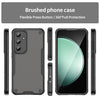For Samsung Galaxy S24 FE 5G Armor Glaze PC Hybrid TPU Phone Case(Black)