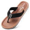 Market Maker MM0152RM Men Soft Sole Flip-Flops, Size: 41-42(Brown)
