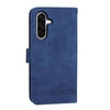 For Samsung Galaxy A36 Dierfeng Dream Line TPU Hybrid PU Leather Phone Case(Blue)