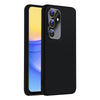For Samsung Galaxy A15 Nano Lens Cover Liquid Silicone Phone Case(Black)