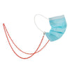 Glossy Crystal Beads Handmade Mask Anti-Lost Hanging Lanyard Chain Glasses Chain(Orange)