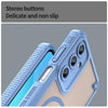 For Samsung Galaxy A16 4G Armor Glaze MagSafe Magnetic Phone Case(Blue)
