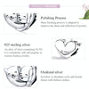 S925 Sterling Silver Kitten Puppy Heart-shaped Beads DIY Bracelet Necklace Accessories