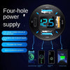 4 in 1 USB PD20W+QC3.0+2.4A Digital Display Car Fast Charger
