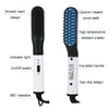 Mini Men Electrical Beard Styling Comb Beard Straightener, Plugs: US Plug (White)