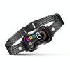 Anti Bark Dog Training Collar - Colour Screen, Rechargeable, Waterproof (Black)