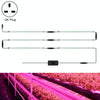 LED Plant Lamp Household Full Spectral Filling Hard Lamp Strip, Style: 30cm 6 Head(Pink Light UK Plug)