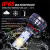 2 PCS 9005 DC9-36V / 36W / 3000K / 6000LM IP68 Car / Motorcycle Mini COB LED Headlight Lamps / Fog Light(Gold Light)